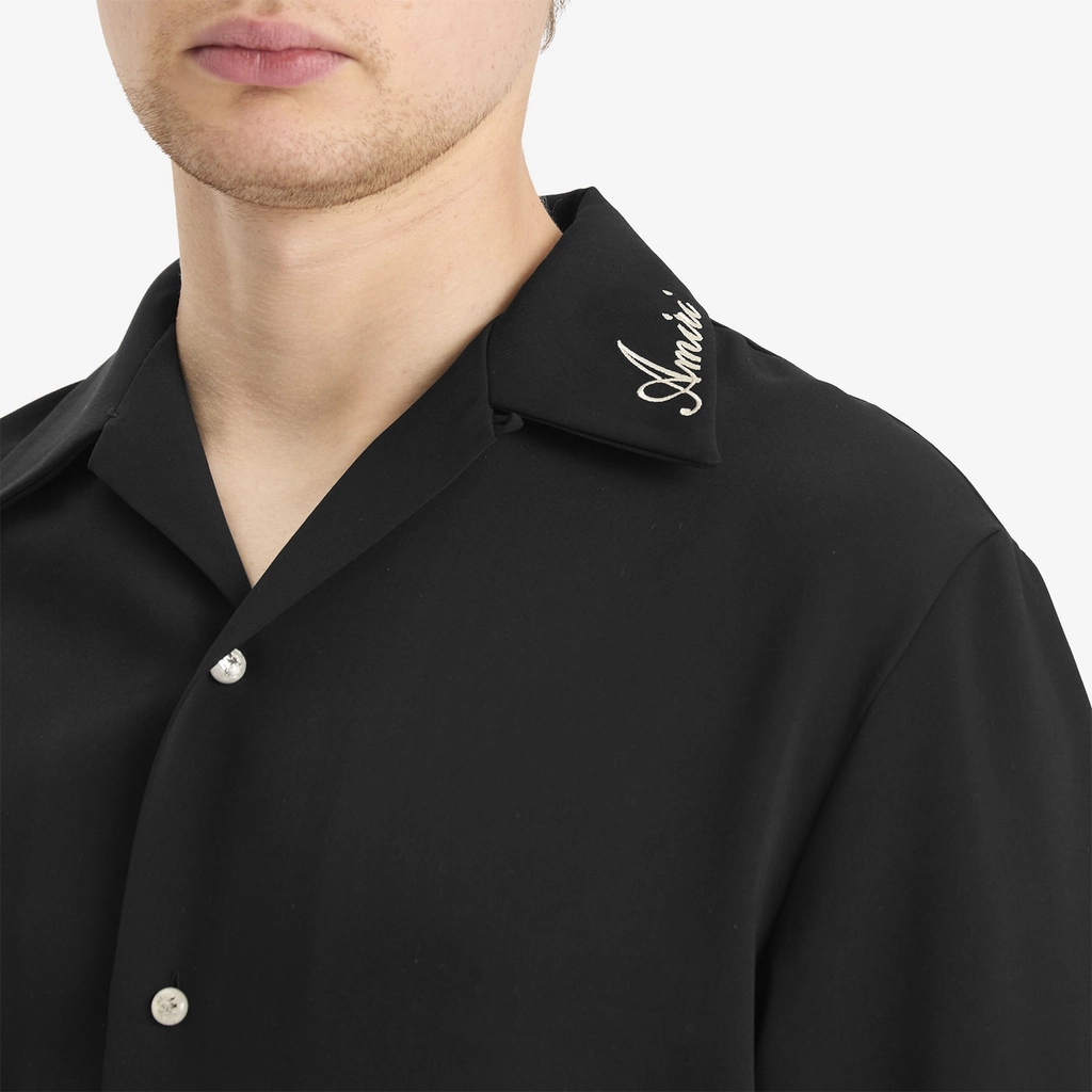 AMIRI Men's  Men's Camp Shirt Black