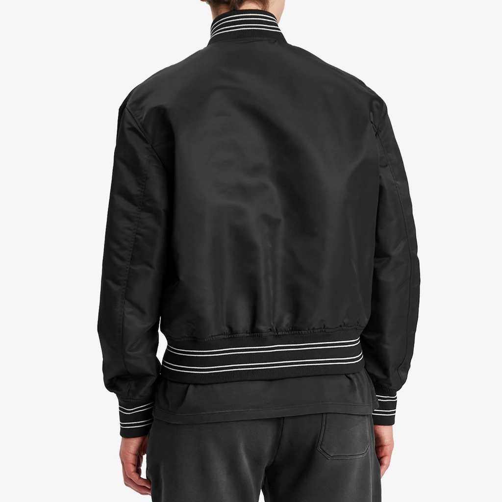 AMIRI Men's  Men's Script Bomber Jacket Black