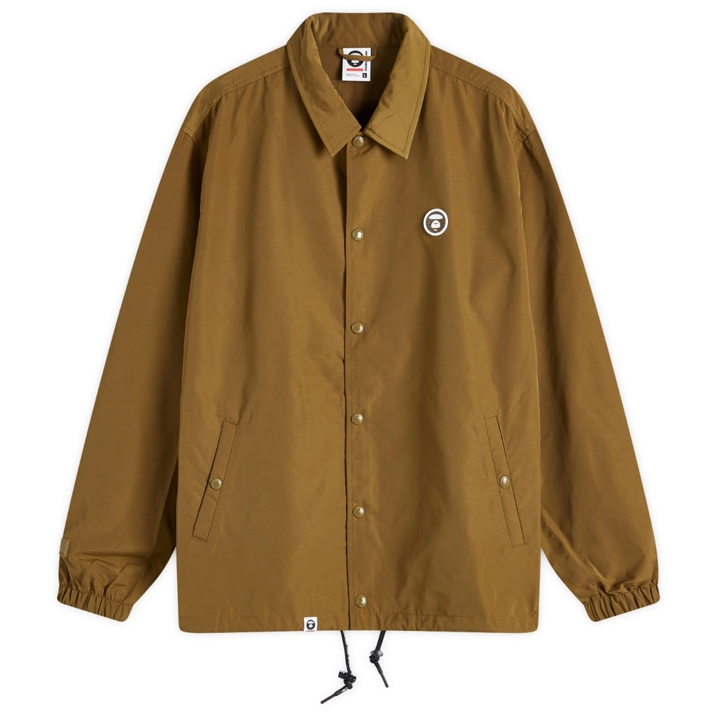 Aape Now Lightweight Coach Jacket Green (Brown)
