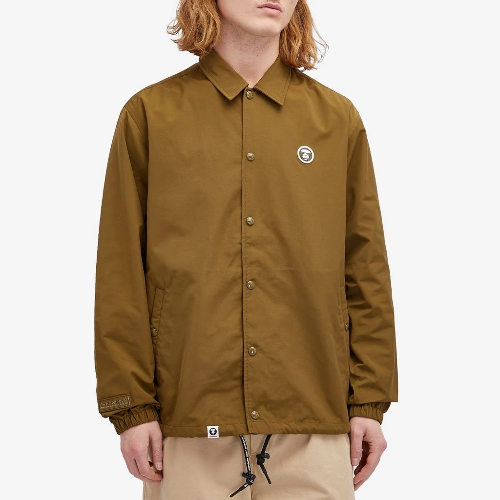 Aape Now Lightweight Coach Jacket Green (Brown)