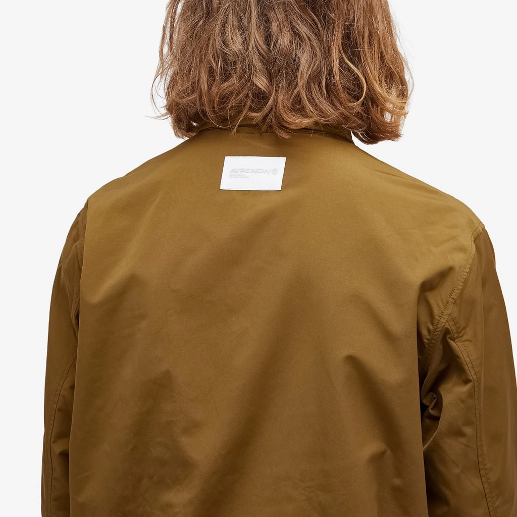 Aape Now Lightweight Coach Jacket Green (Brown)