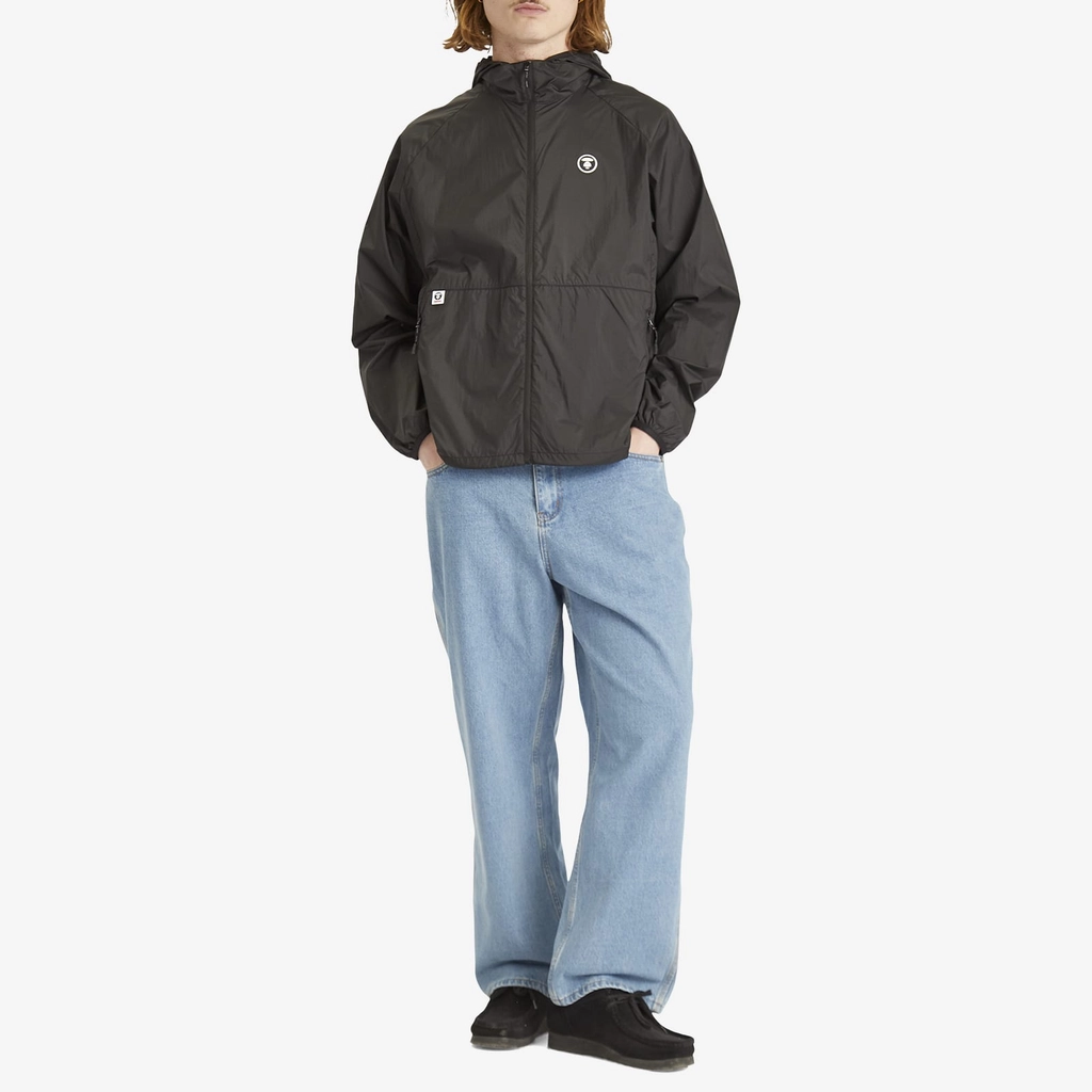 Aape Now UV40+ Windbreaker Black