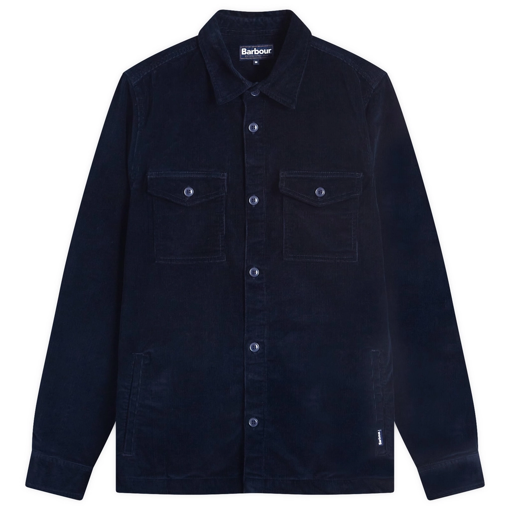 Barbour Men's Cord Overshirt Navy
