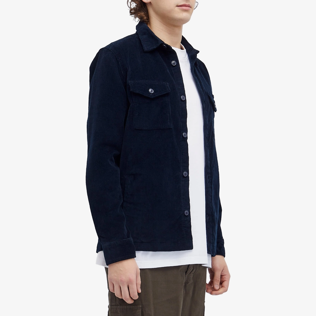 Barbour Men's Cord Overshirt Navy