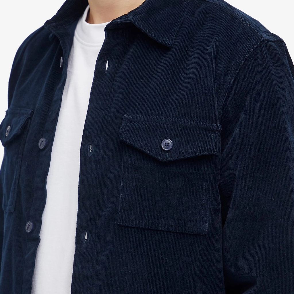 Barbour Men's Cord Overshirt Navy