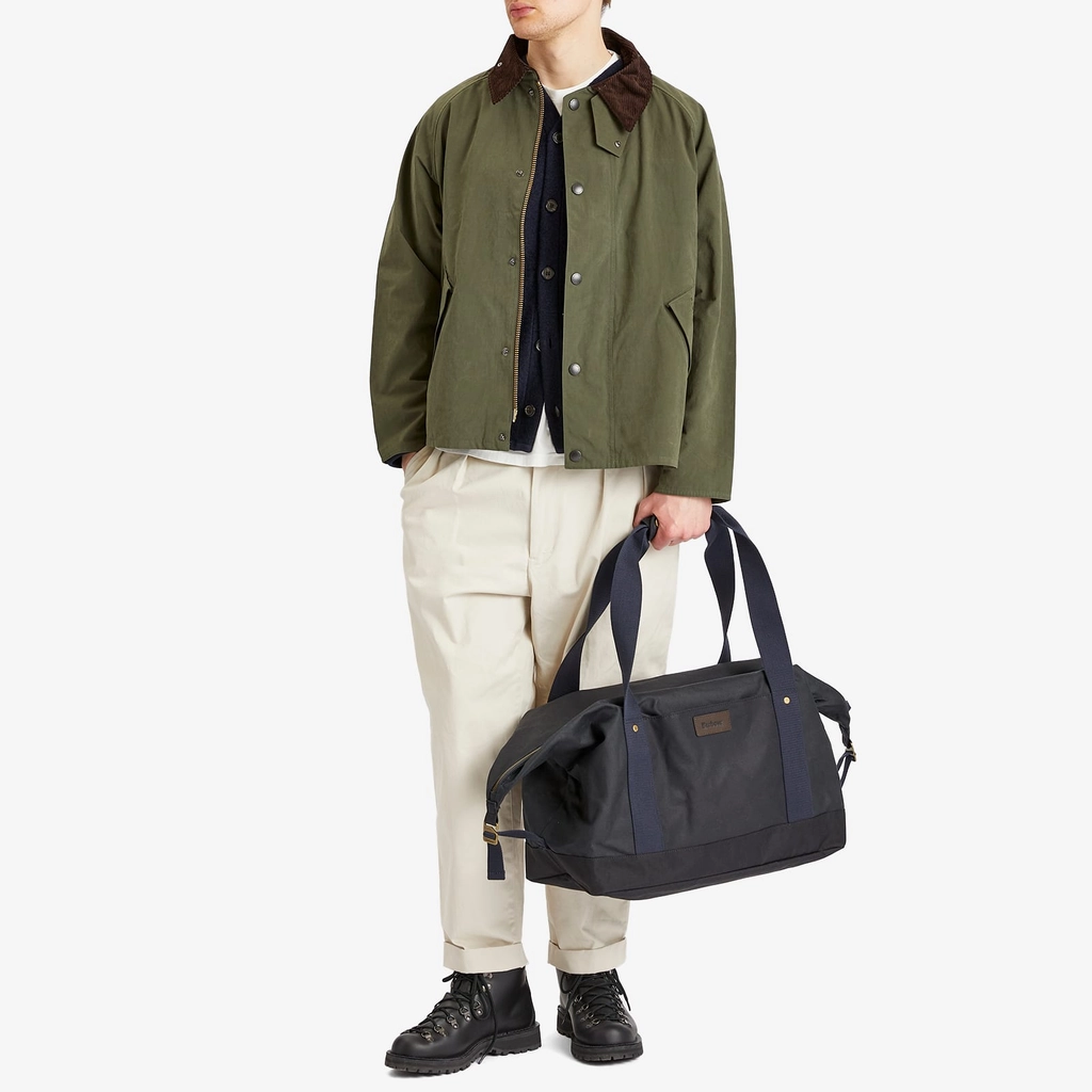 Barbour Men's Essential Wax Holdall Navy