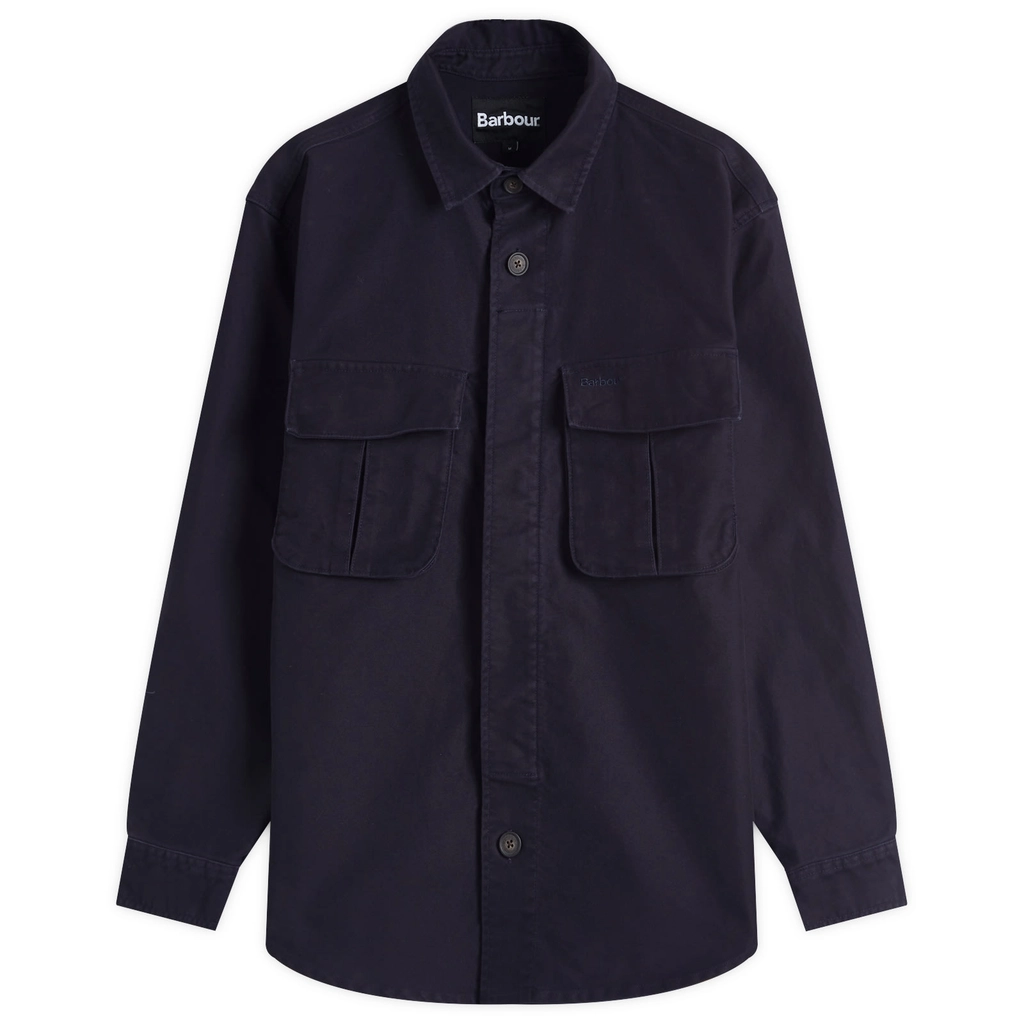 Barbour Men's Heritage+ Jungle Sateen Overshirt Navy
