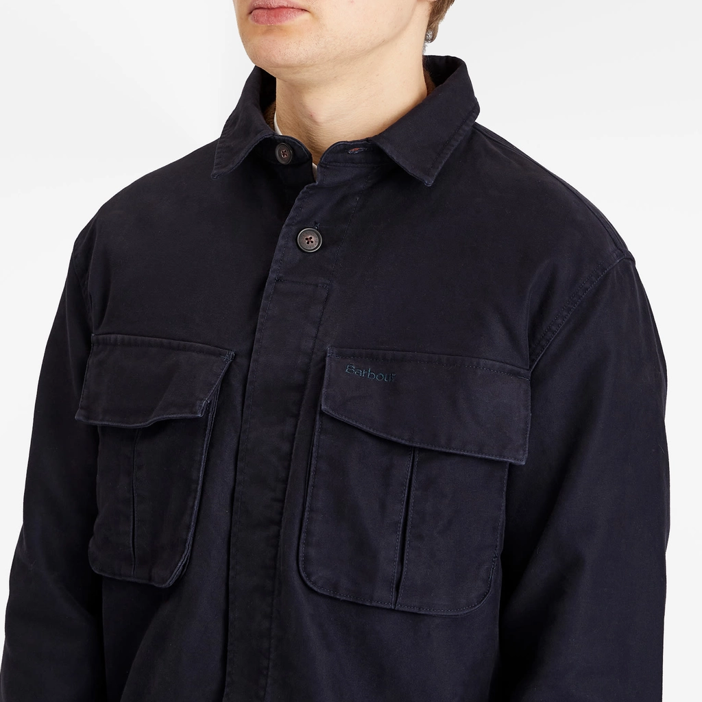 Barbour Men's Heritage+ Jungle Sateen Overshirt Navy