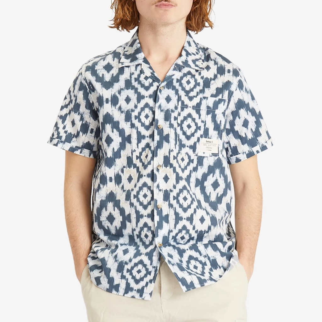 Barbour Men's Homelane Relaxed Vacation Shirt Navy