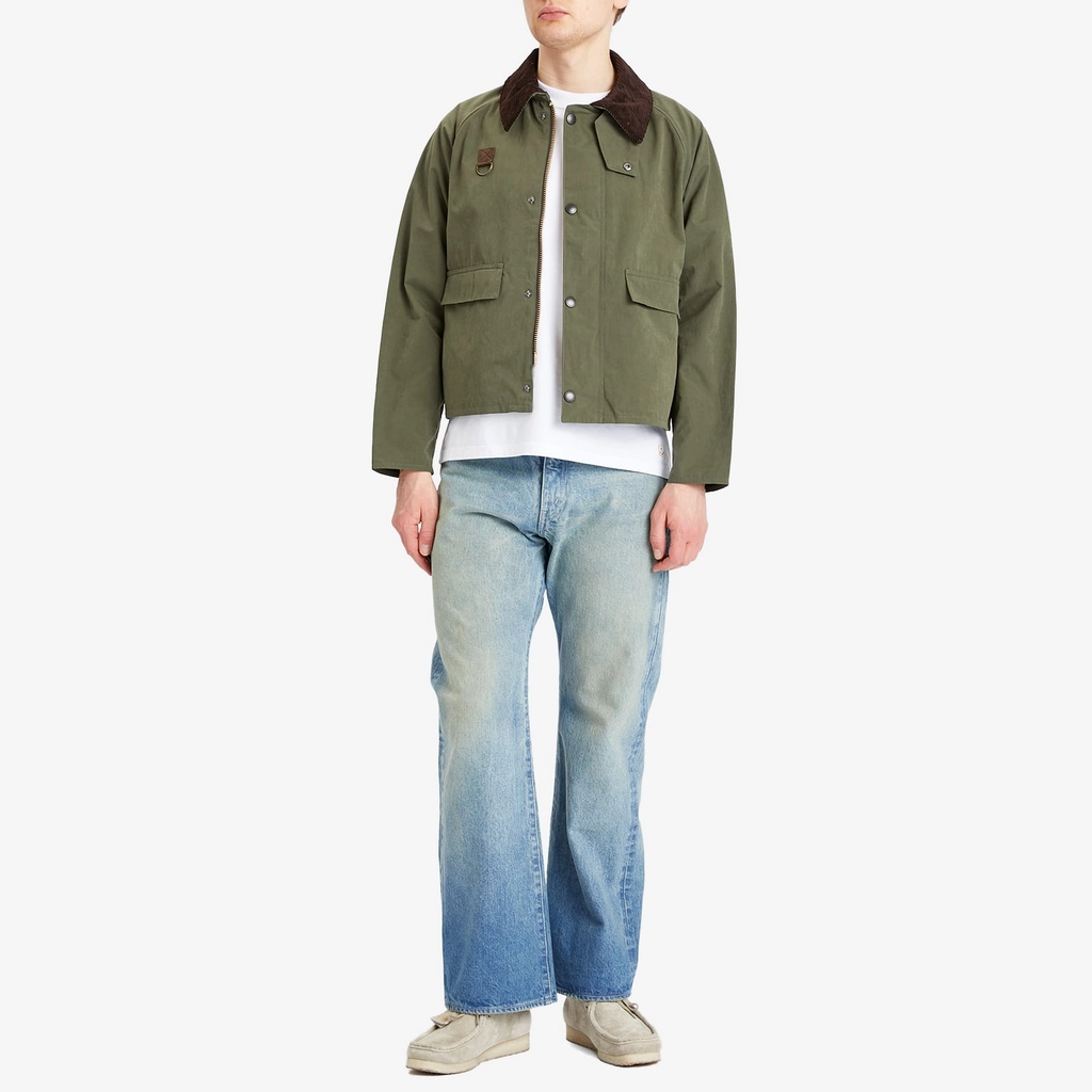 Barbour Men's OS Spey Casual Jacket Sage