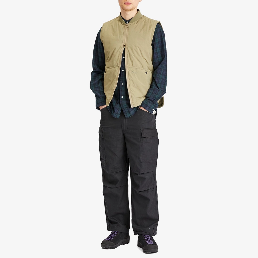 Barbour Men's Re-Engineered Liddedale Gilet Bleached Olive
