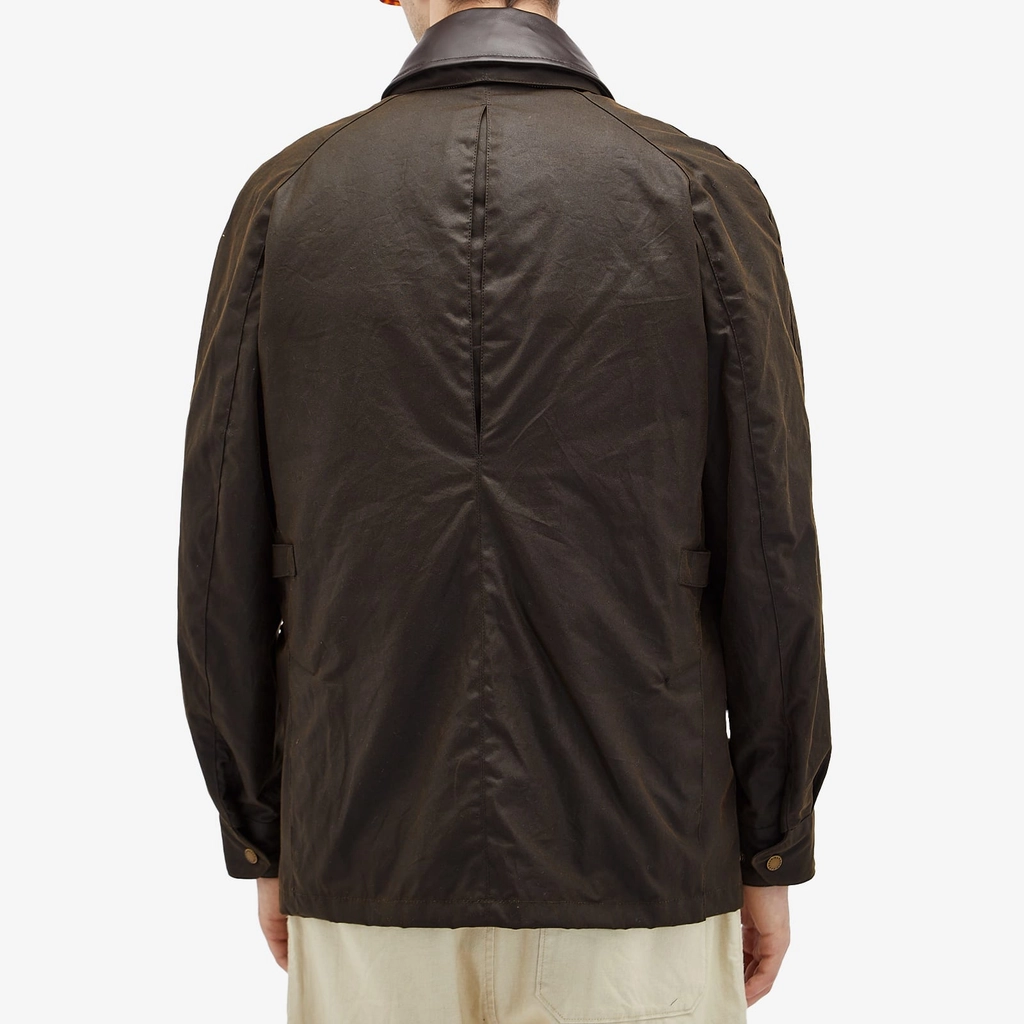 Barbour Men's TO KI TO Horse Riding Wax Jacket Olive