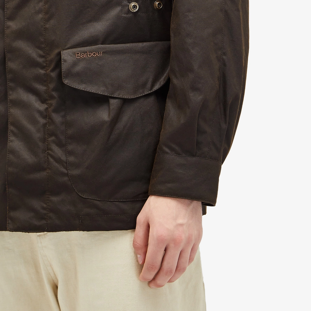 Barbour Men's TO KI TO Horse Riding Wax Jacket Olive