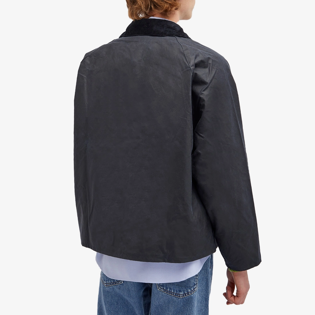 Barbour Men's Transport Wax Jacket Navy