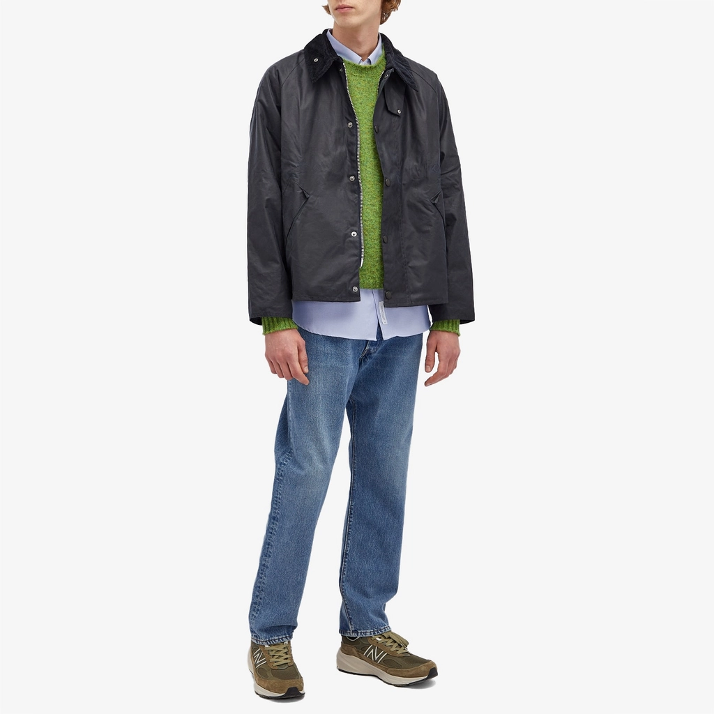 Barbour Men's Transport Wax Jacket Navy