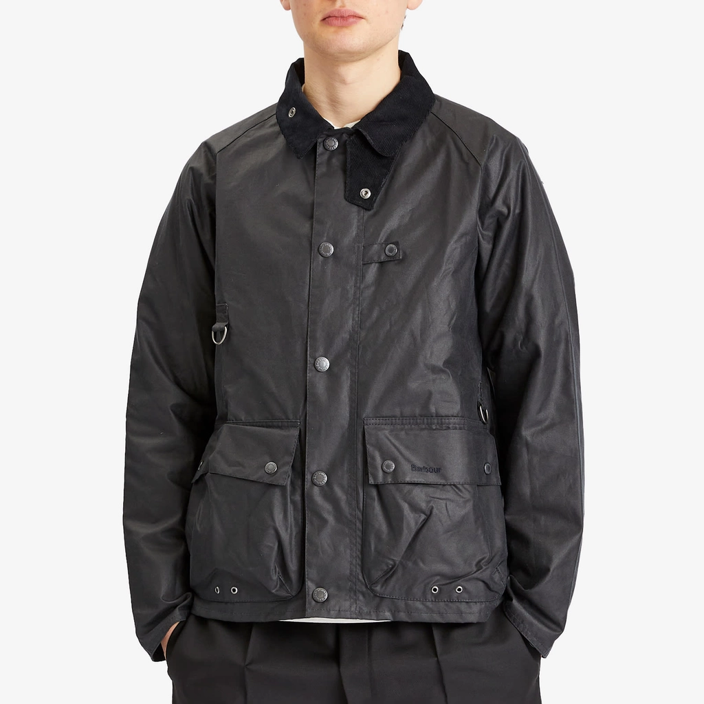 Barbour Men's Utility Spey Wax Jacket Navy