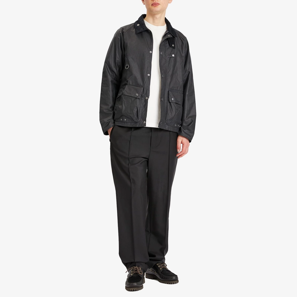 Barbour Men's Utility Spey Wax Jacket Navy