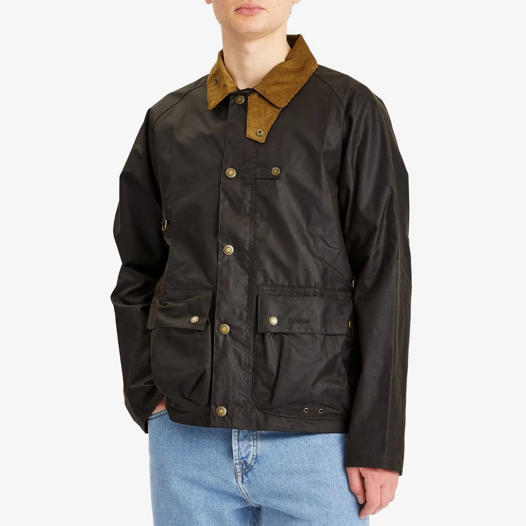 Barbour Men's Utility Spey Wax Jacket Olive
