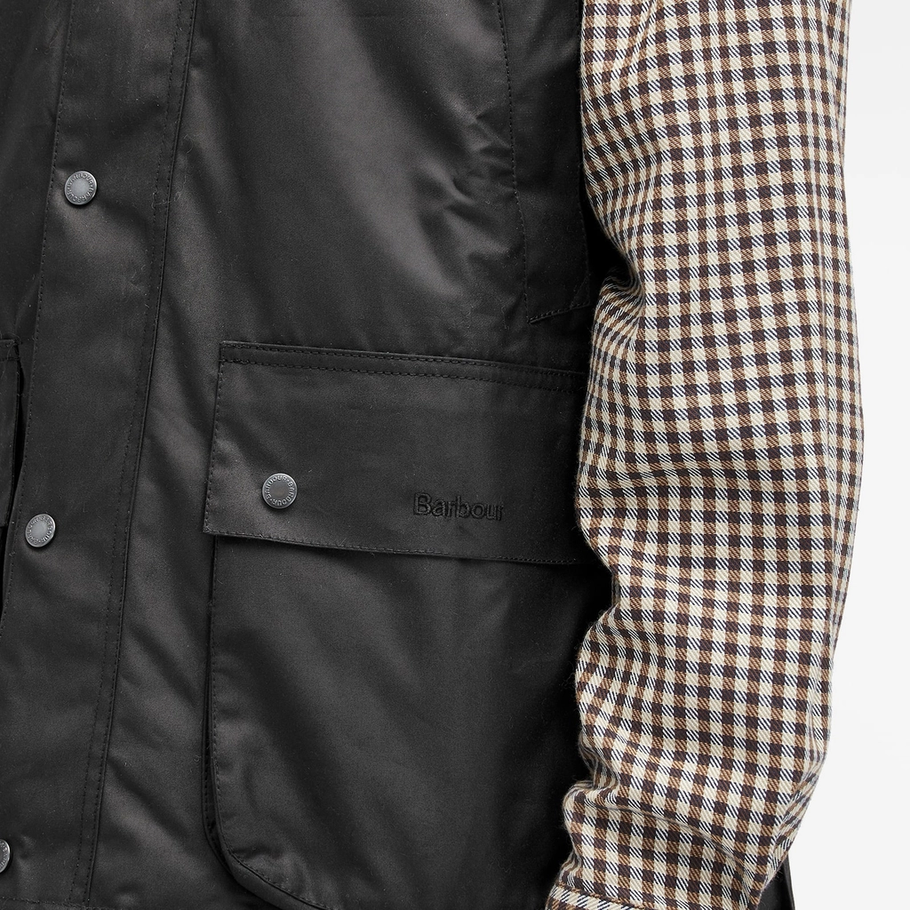 Barbour Men's x Baracuta Wax Gilet Black