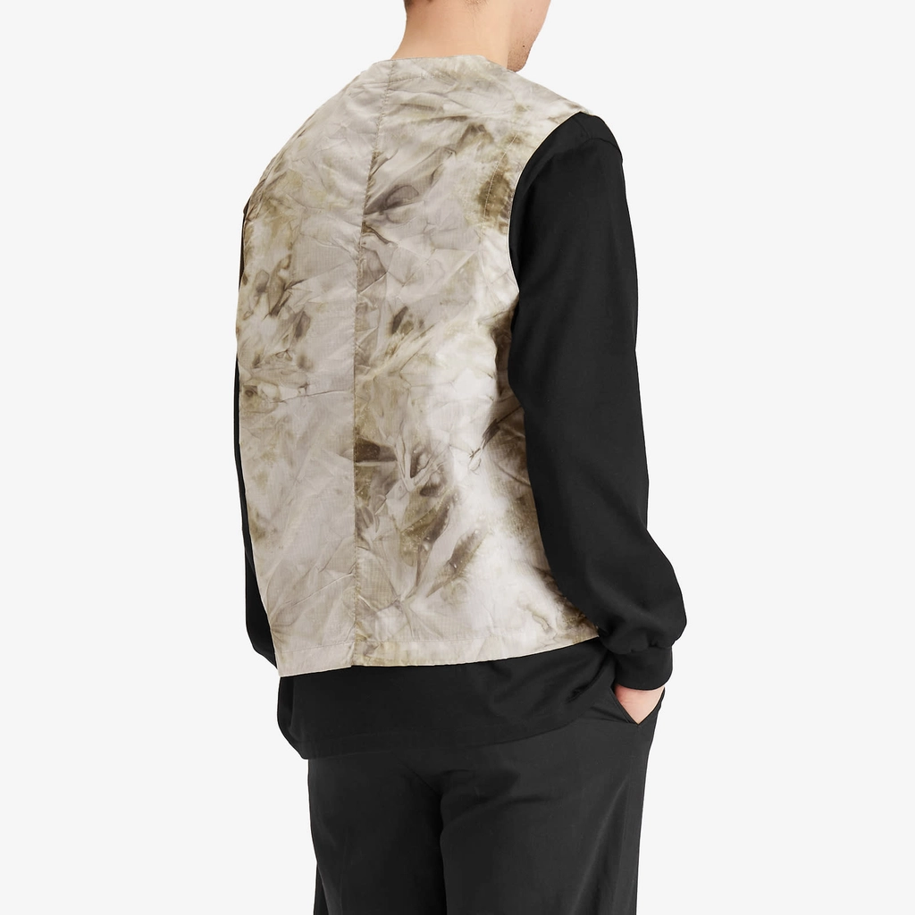 Belstaff Men's Riverbed Camo Ripstop Hithe Gilet Stone Beige
