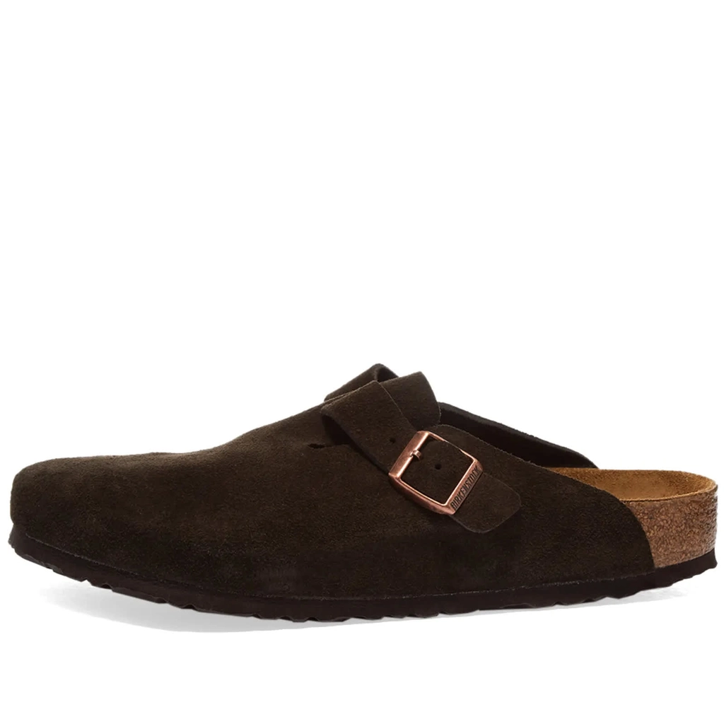 Birkenstock Boston SFB Mocha Suede