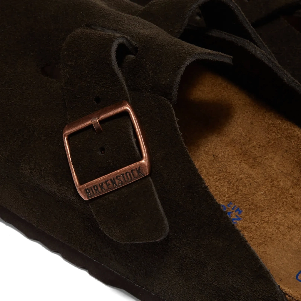 Birkenstock Boston SFB Mocha Suede