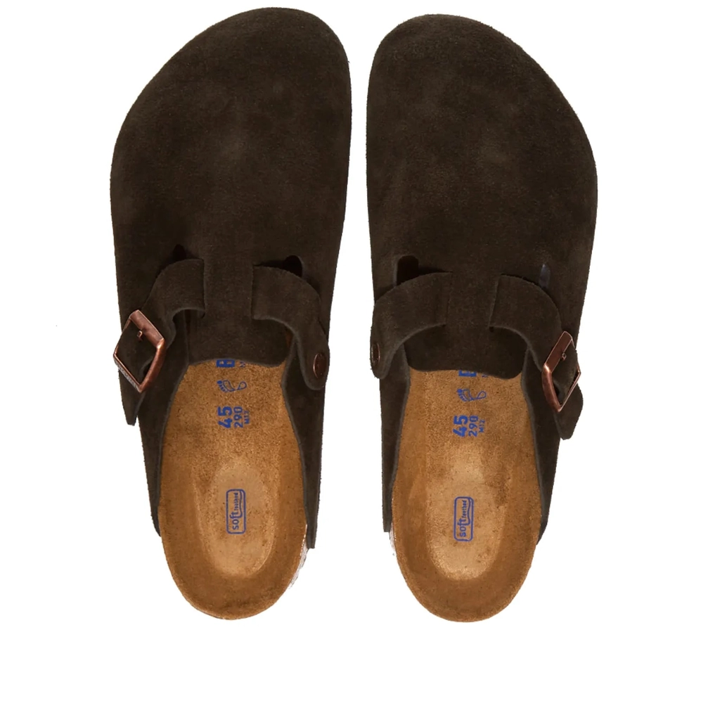 Birkenstock Boston SFB Mocha Suede