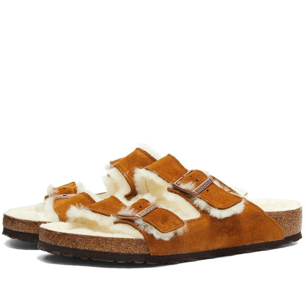 Birkenstock Men's Arizona Fur Mink Suede