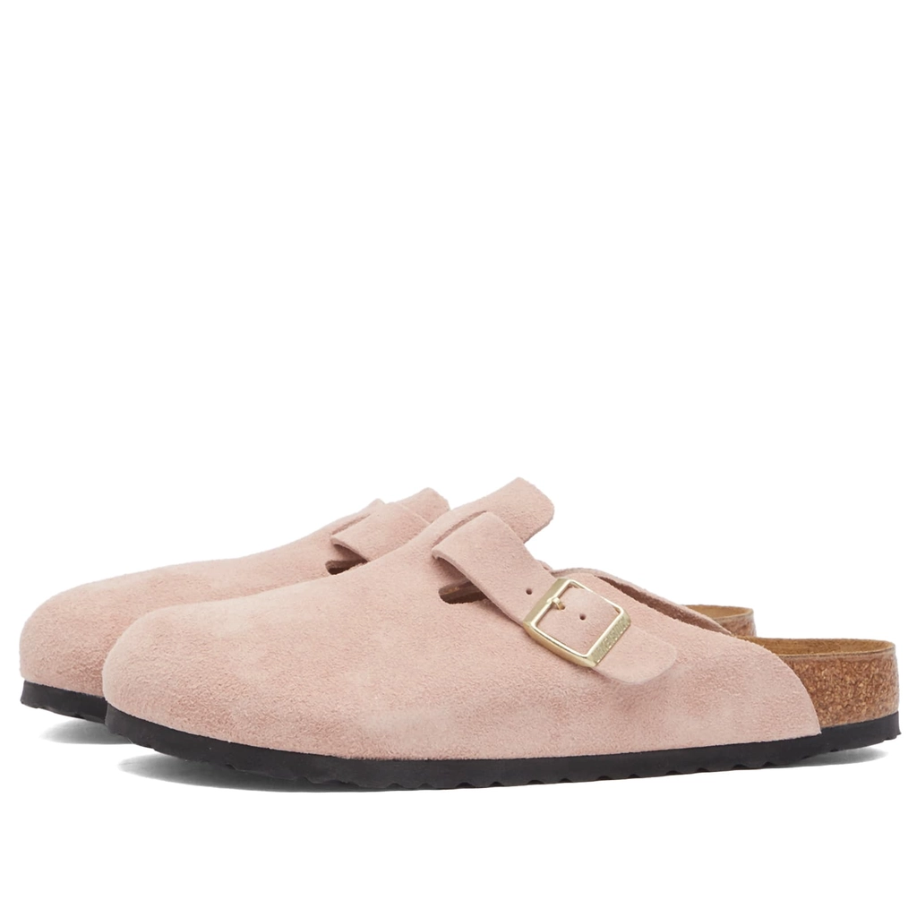 Birkenstock Boston Light Rose Suede