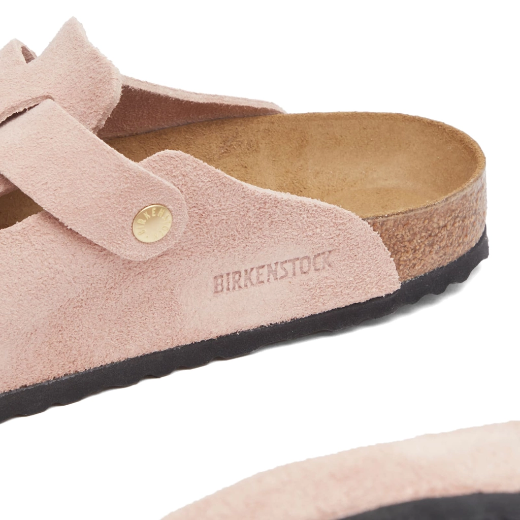 Birkenstock Boston Light Rose Suede