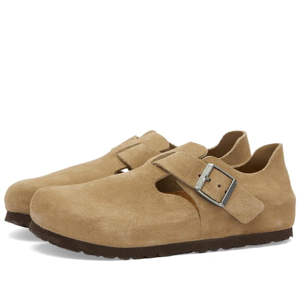 Birkenstock Men's London Taupe Suede