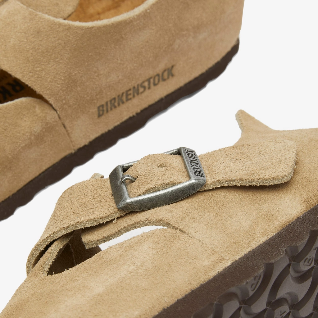 Birkenstock Men's London Taupe Suede
