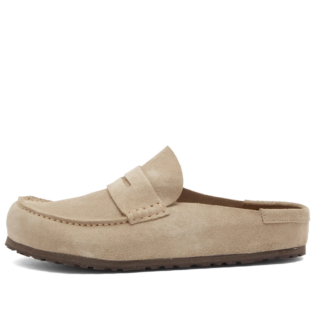 Birkenstock Men's Naples Wrapped Taupe Suede