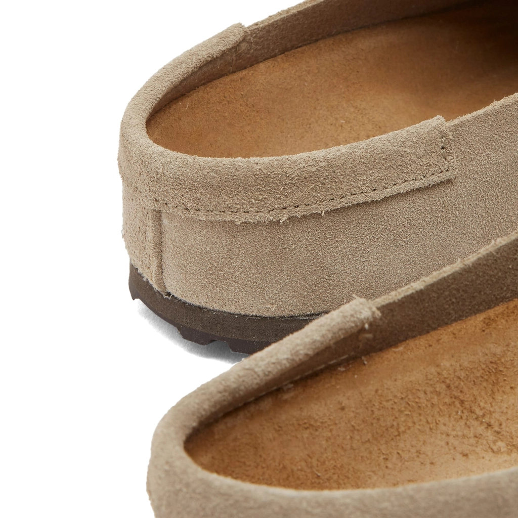 Birkenstock Men's Naples Wrapped Taupe Suede