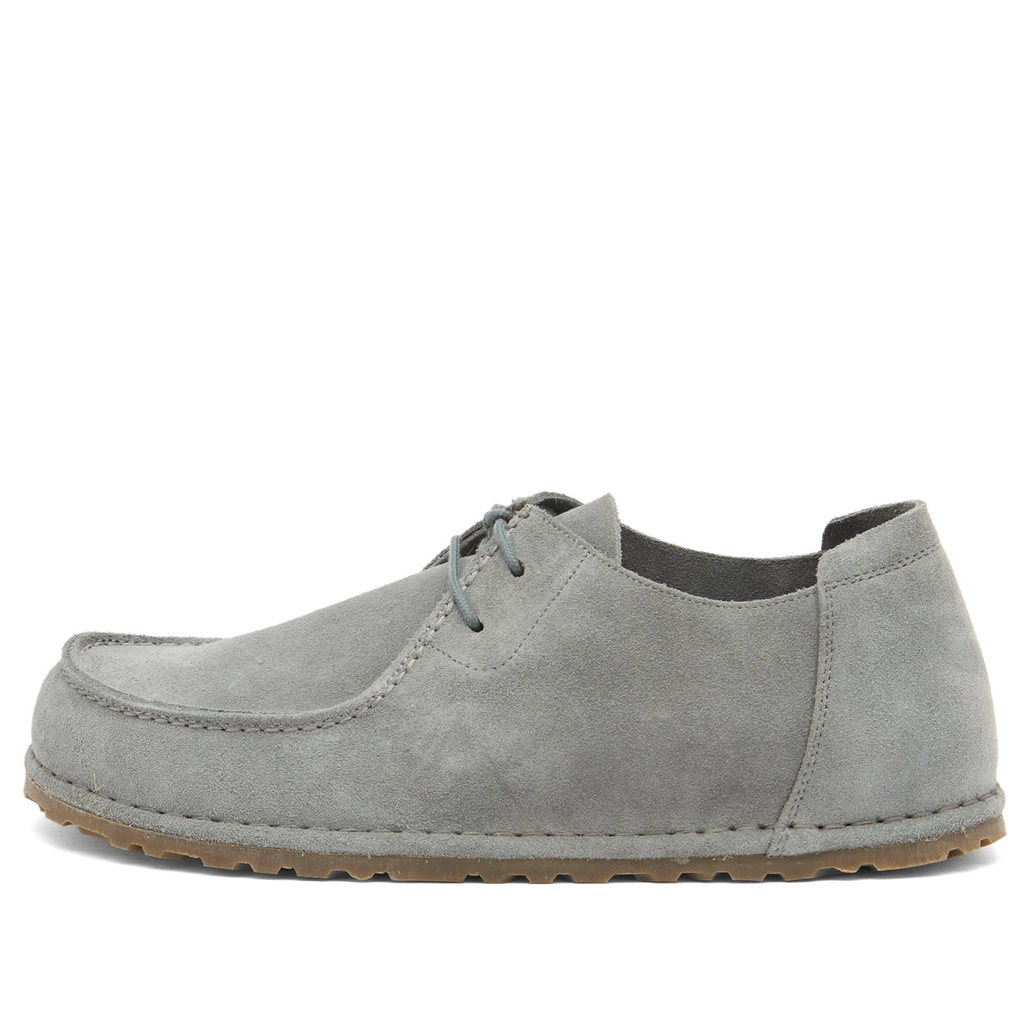 Birkenstock Men's Utti Lace Basalt Grey Suede