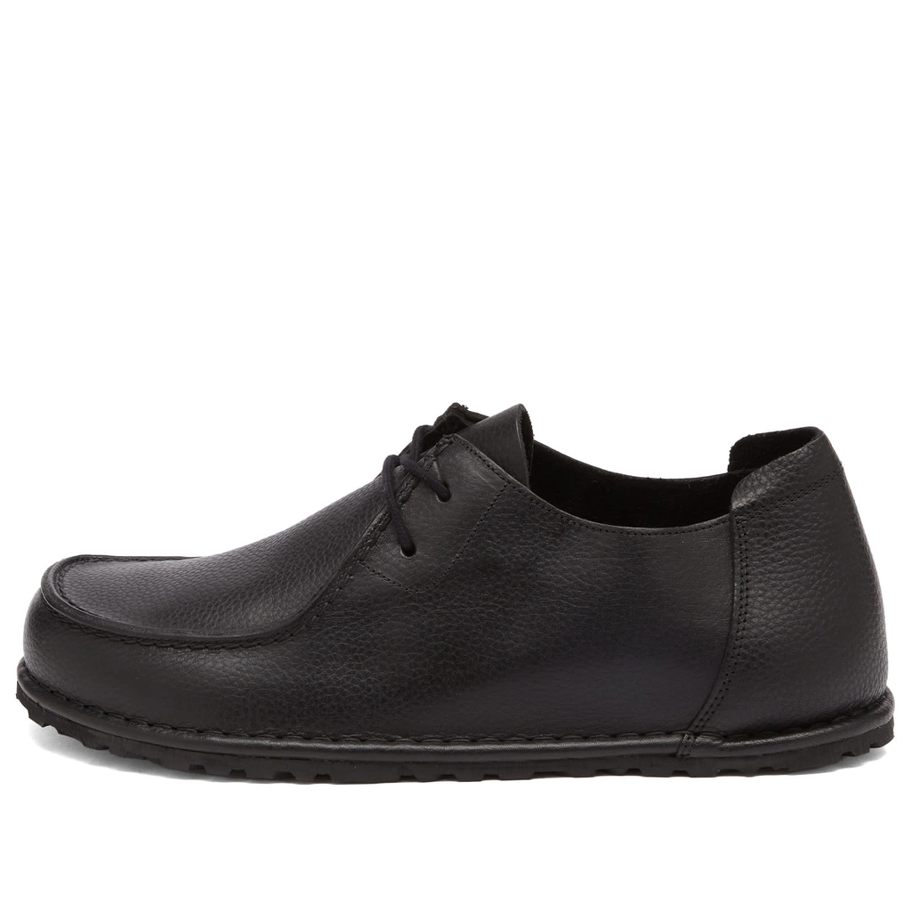 Birkenstock Men's Utti Lace Black Grained Leather
