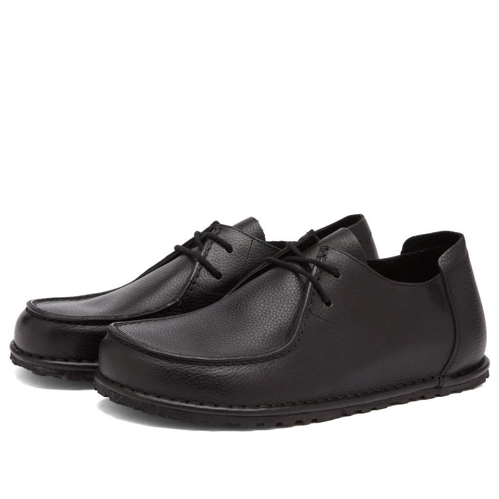 Birkenstock Men's Utti Lace Black Grained Leather