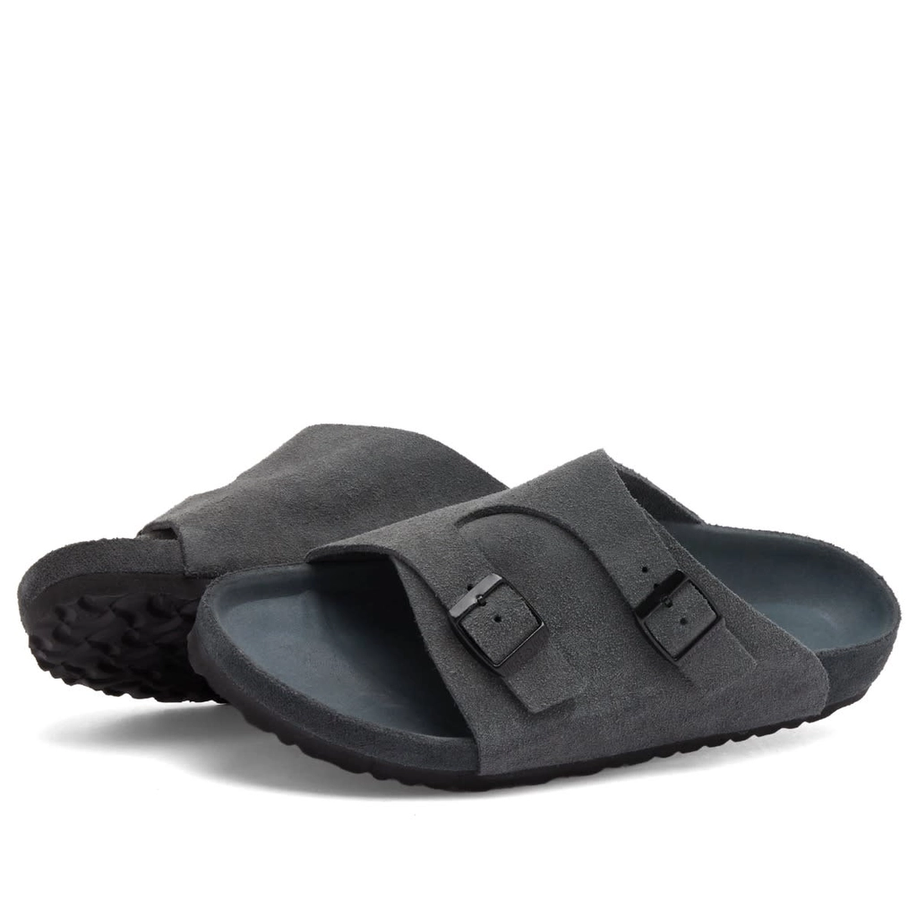 Birkenstock Men's Zürich - Presented by END. Charcoal Suede Exquisite
