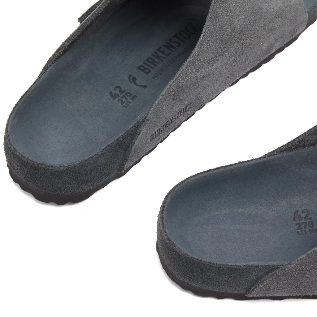 Birkenstock Men's Zürich - Presented by END. Charcoal Suede Exquisite