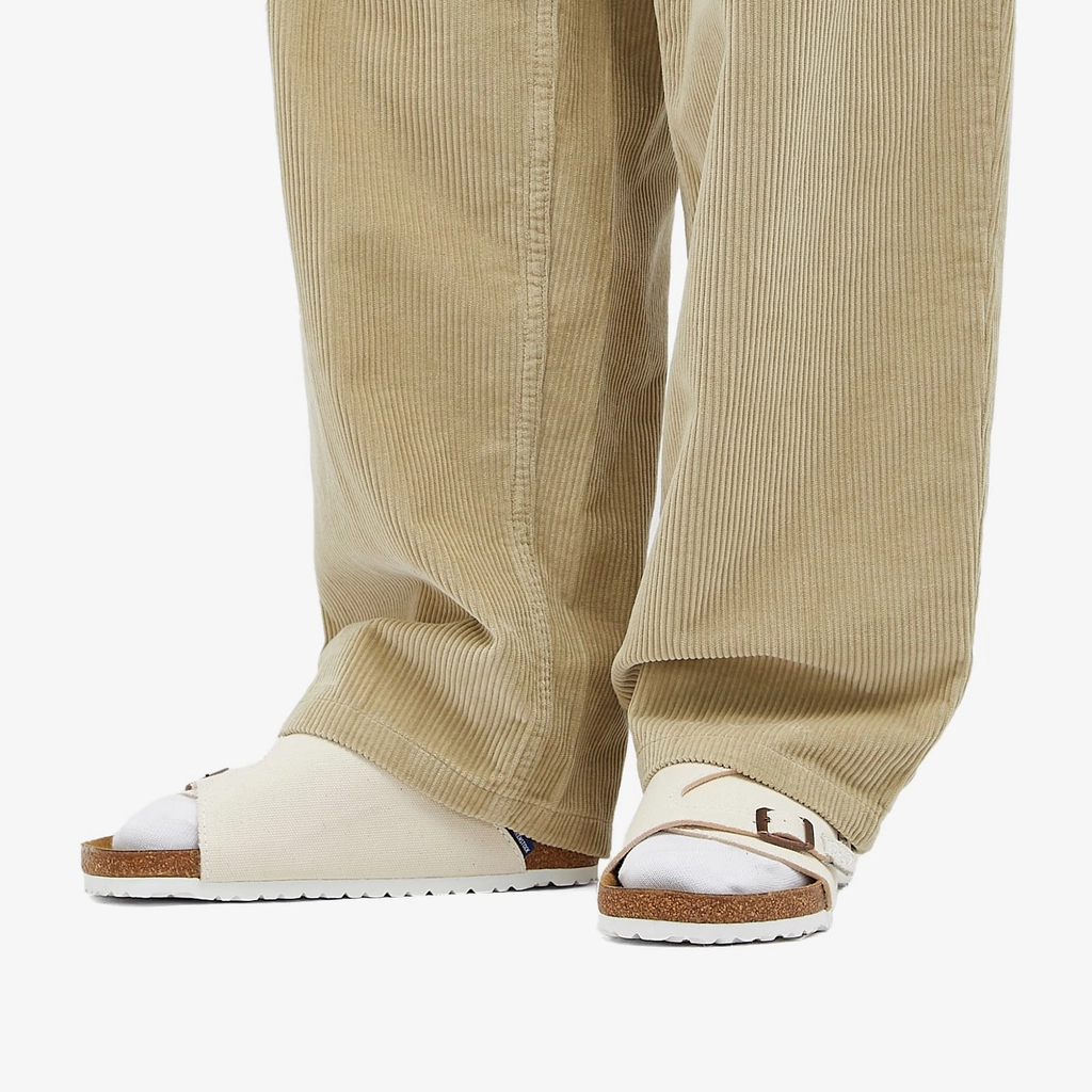 Birkenstock Men's x Jesse Leyva Zürich Eggshell Suede/Canvas
