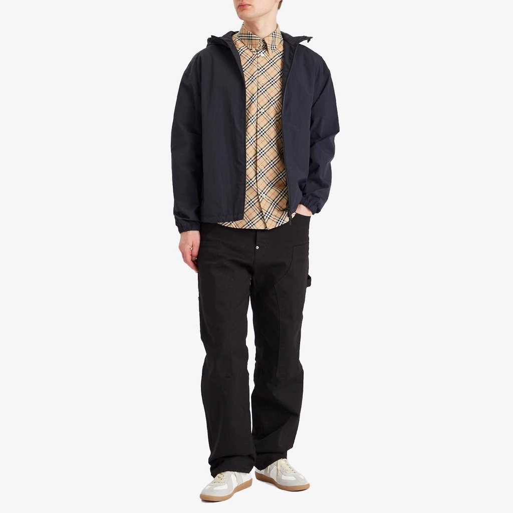 Burberry Men's Check Oxford Shirt Sand Ip Check