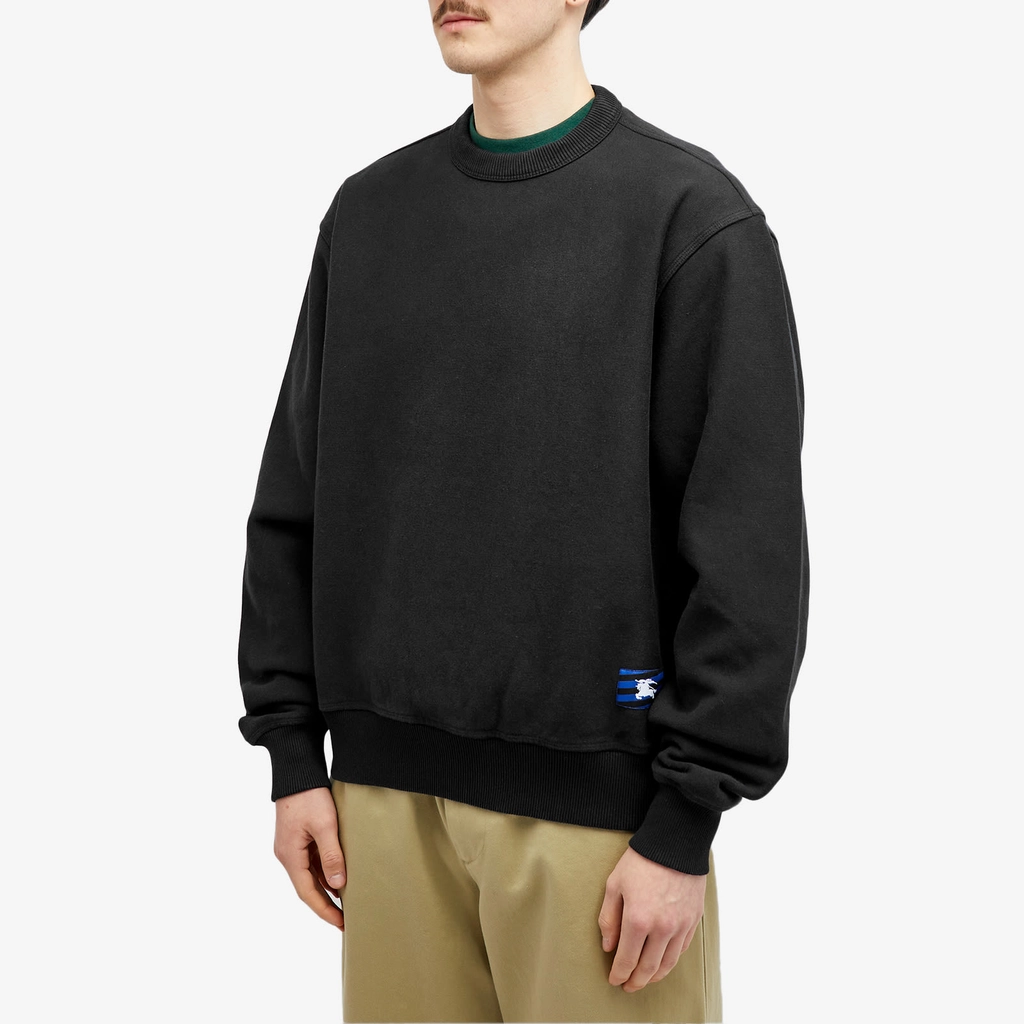 Burberry Men's EKD Label Sweatshirt Black