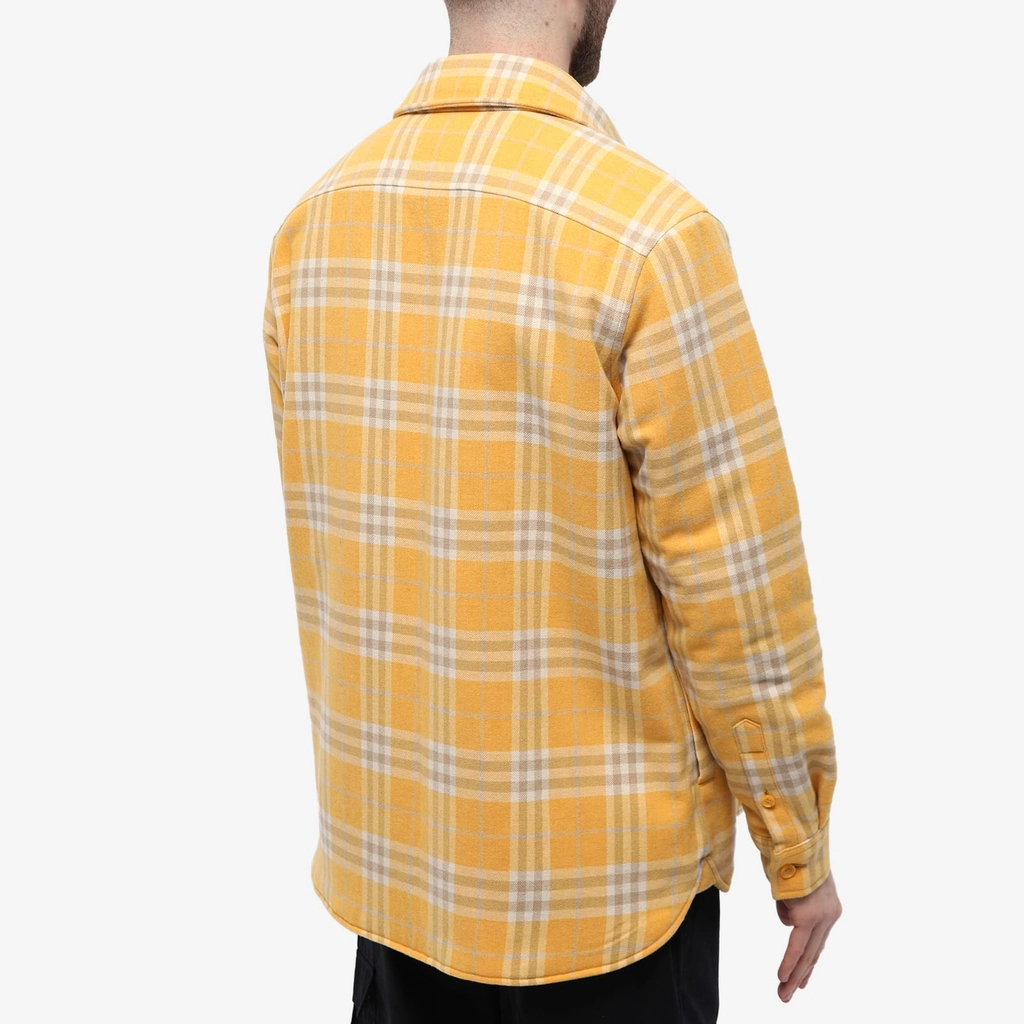 Burberry Men's Talbolt Check Overshirt Marigold Ip Check