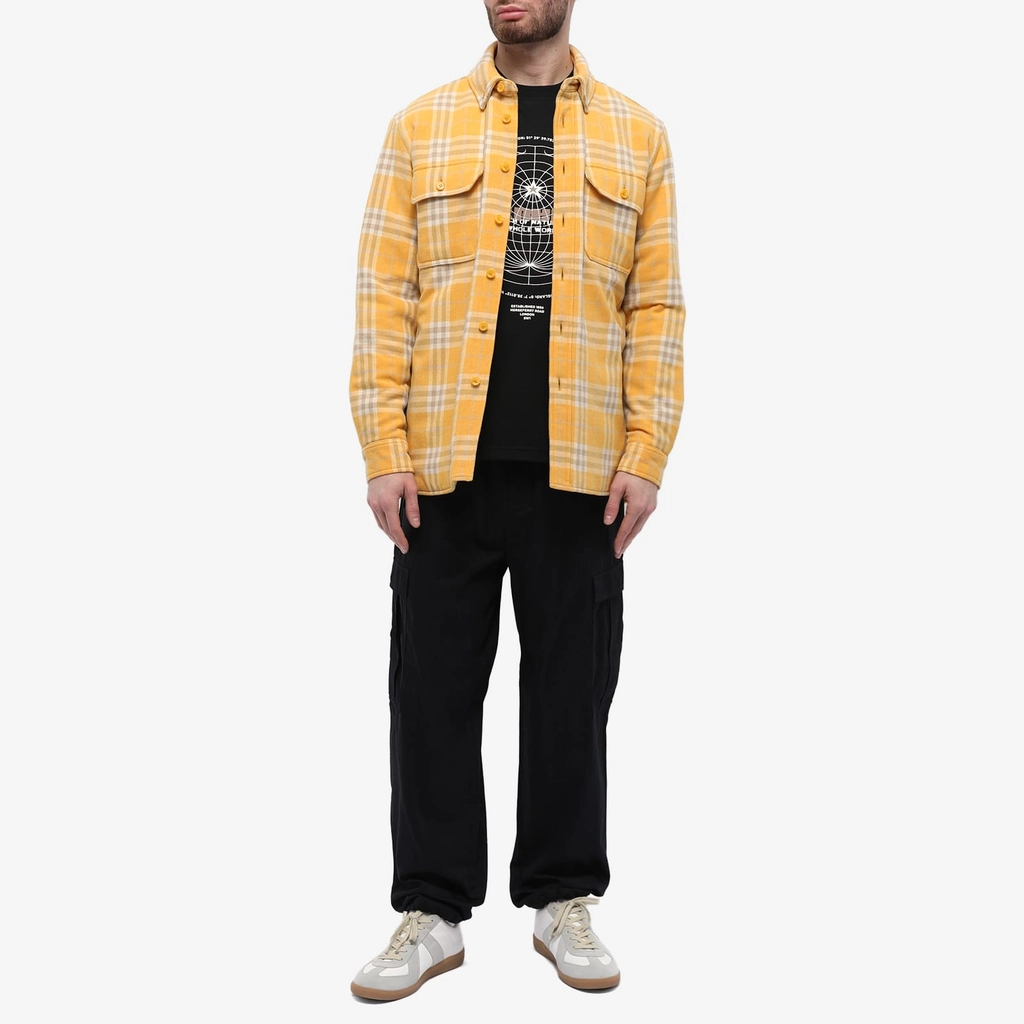 Burberry Men's Talbolt Check Overshirt Marigold Ip Check
