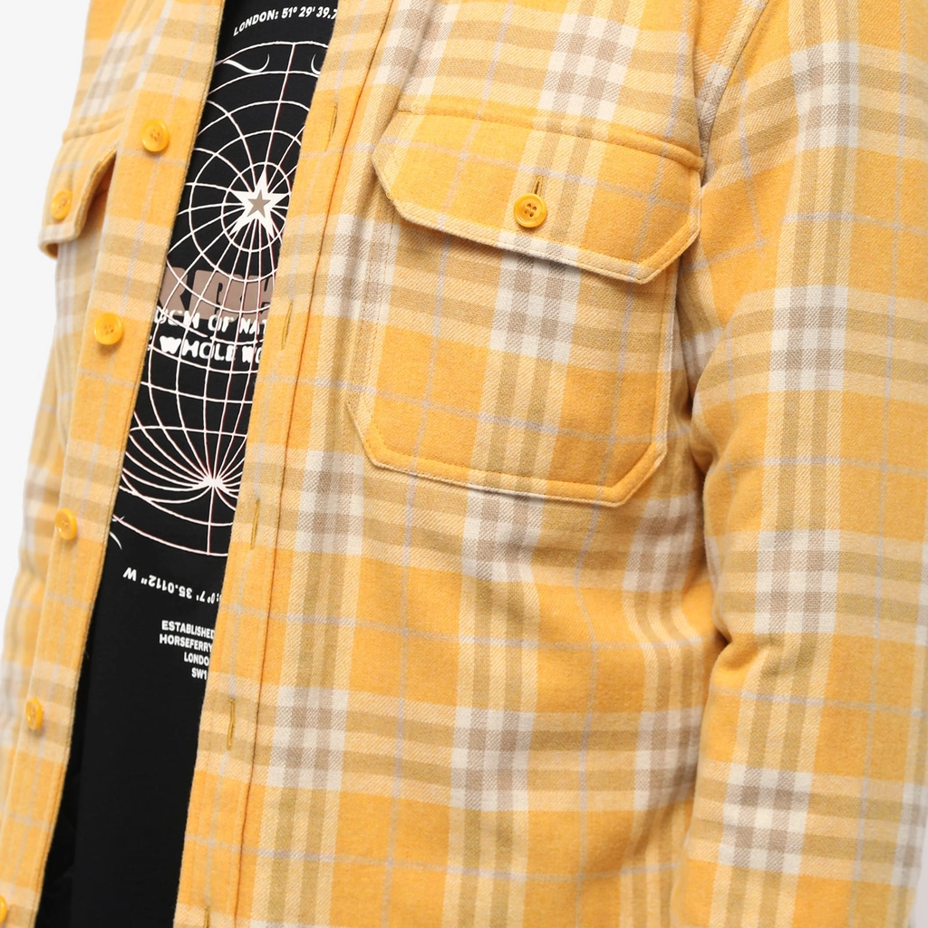 Burberry Men's Talbolt Check Overshirt Marigold Ip Check