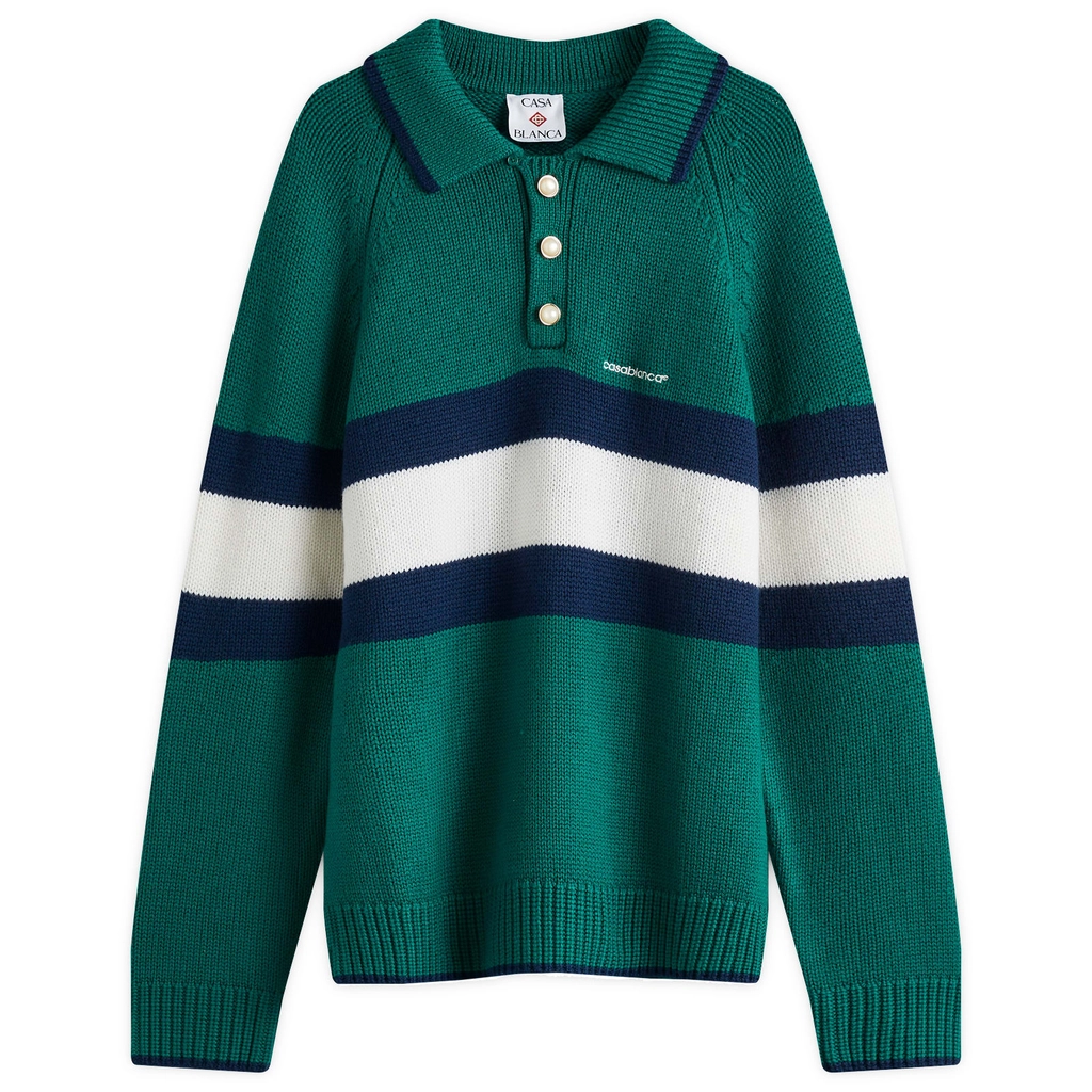Casablanca Men's Colour Block Polo Shirt