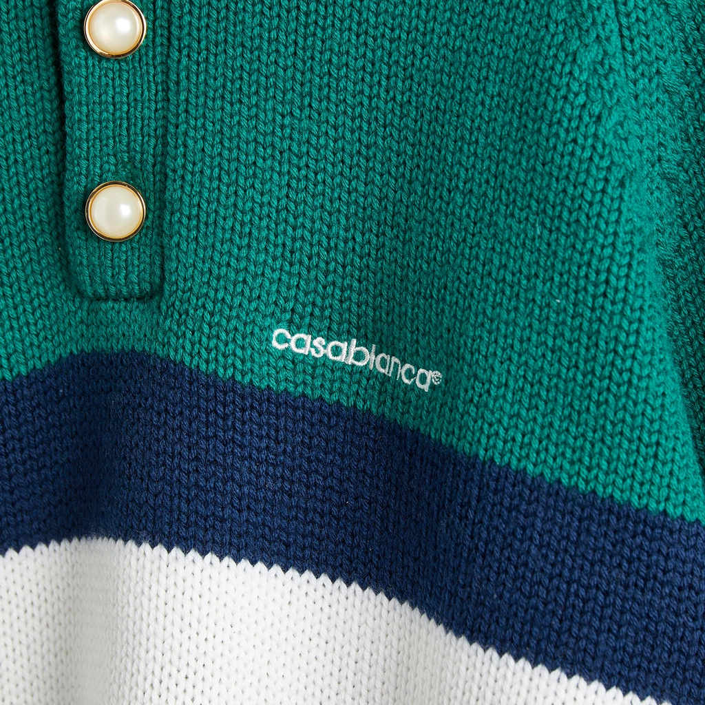 Casablanca Men's Colour Block Polo Shirt