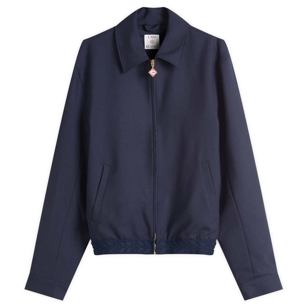 Casablanca Men's Tailored Sports Jacket Navy