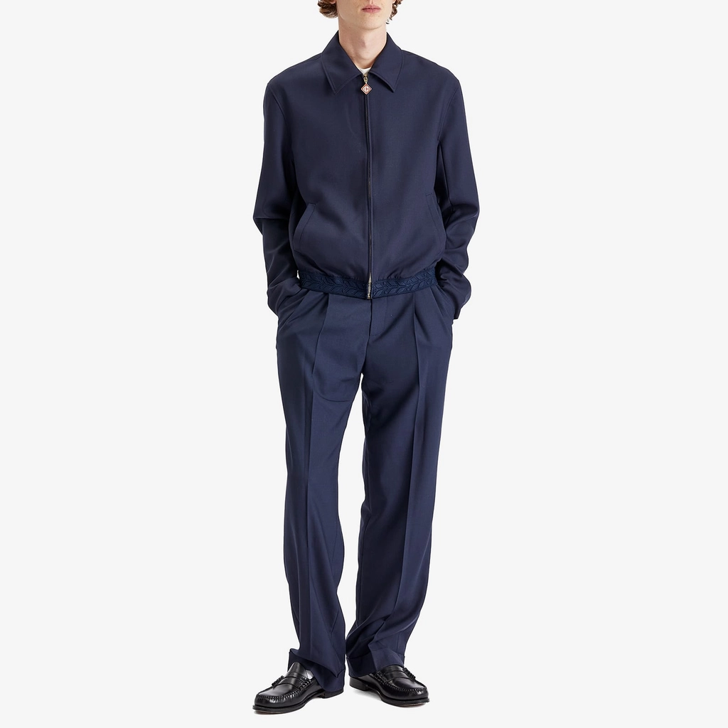 Casablanca Men's Tailored Sports Jacket Navy