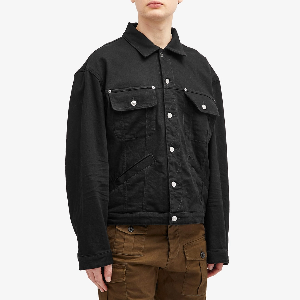 Dsquared2 Men's Icon Black Over Jean Jacket